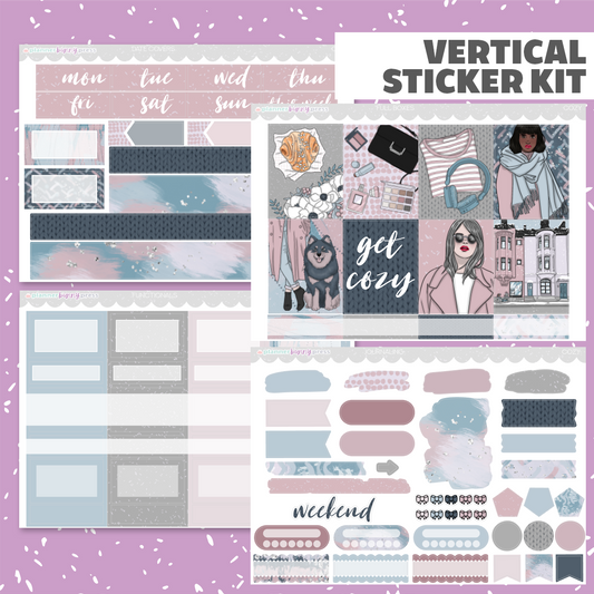 Cozy | Vertical Sticker Kit