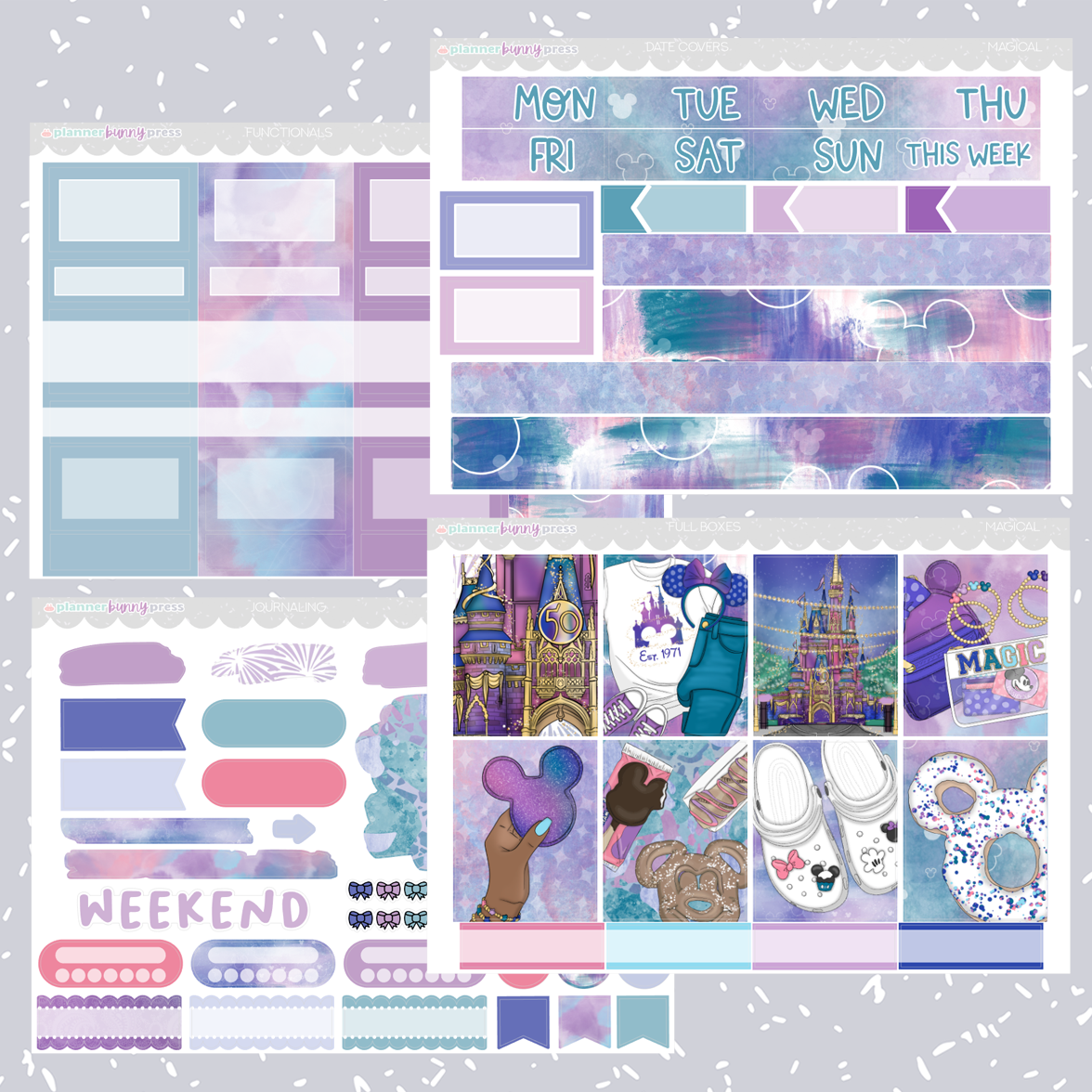 Magical | Hobonichi Cousin Sticker Kit