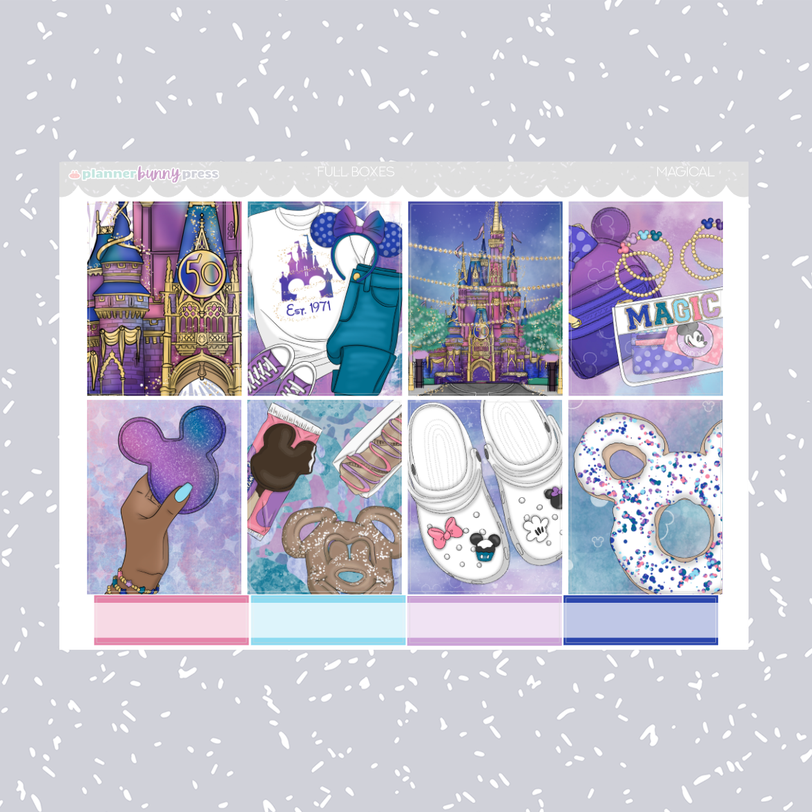 Magical | Hobonichi Cousin Sticker Kit