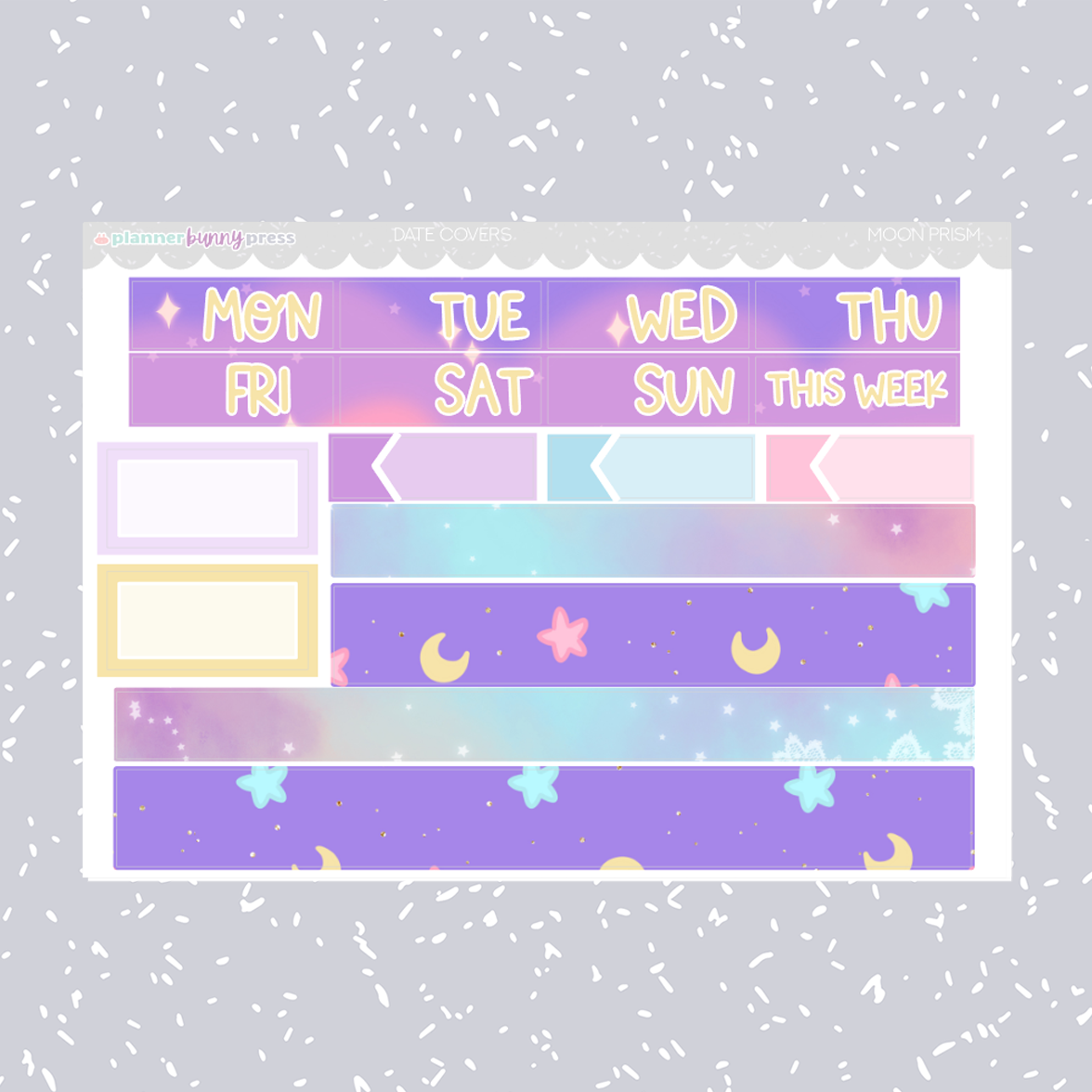 Moon Prism | Hobonichi Cousin Sticker Kit