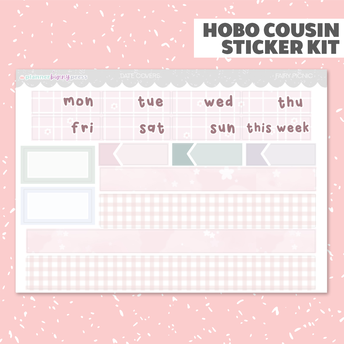 Fairy Picnic | Hobonichi Cousin Sticker Kit