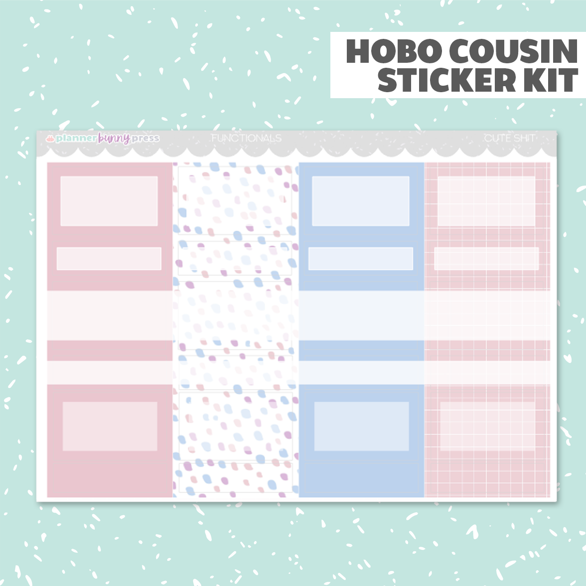 Cute Shit | Hobonichi Cousin Sticker Kit