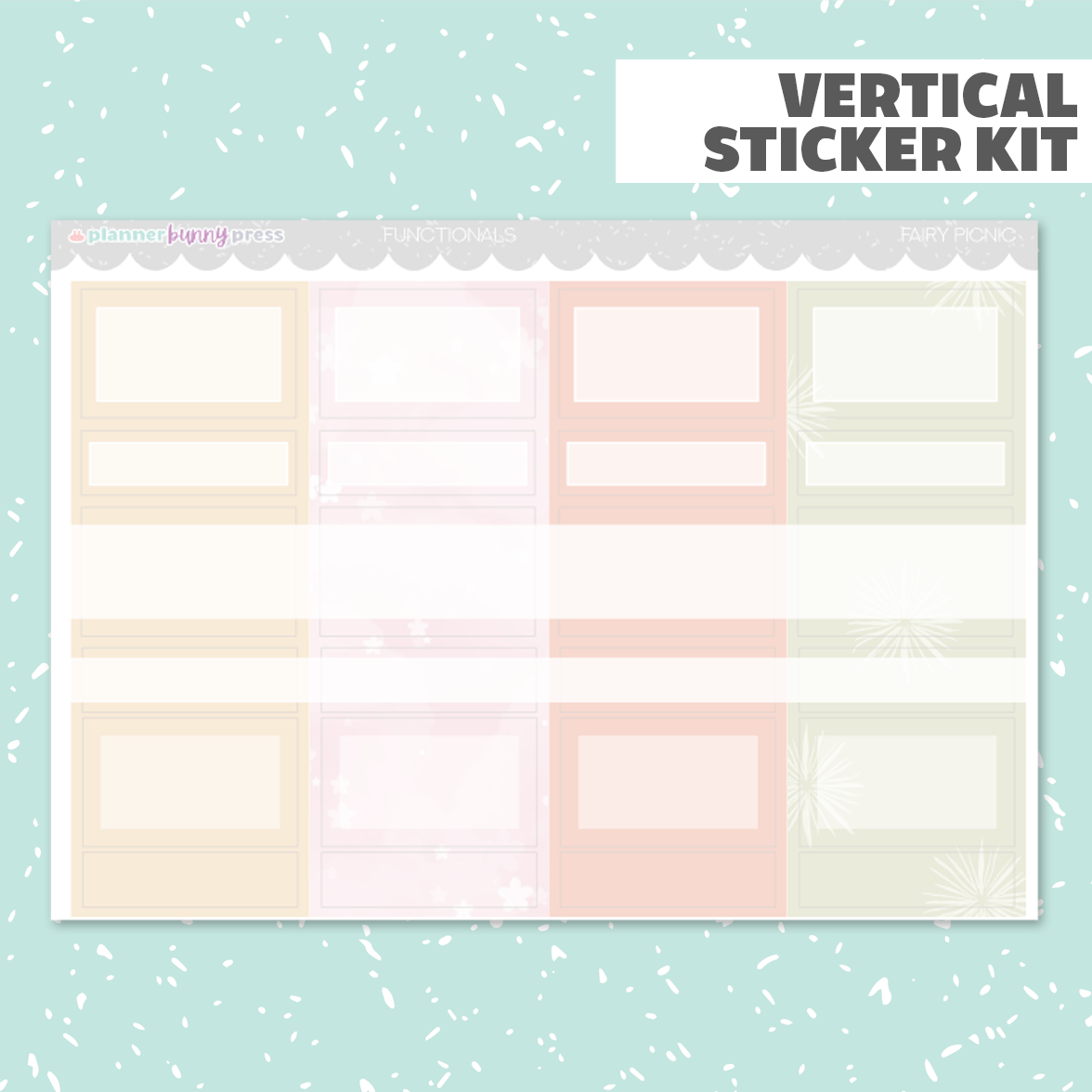 Fairy Picnic | Vertical Sticker Kit