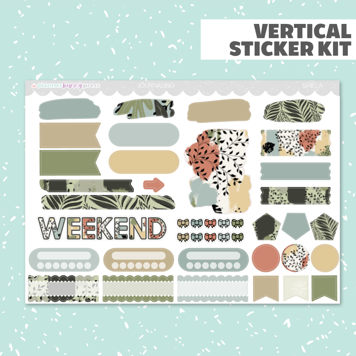 Shiela | Vertical Sticker Kit