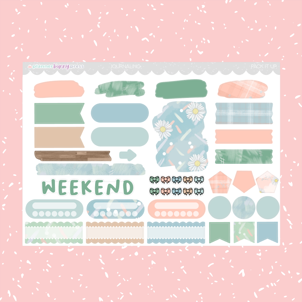 Pack It Up | Hobonichi Cousin Sticker Kit