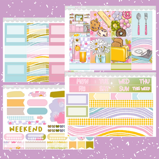 Brunch Bunch | Hobonichi Cousin Sticker Kit