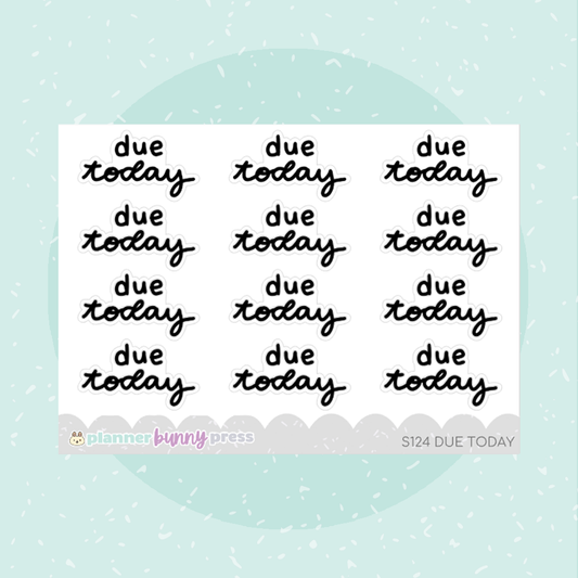 Due Today | Script Mini