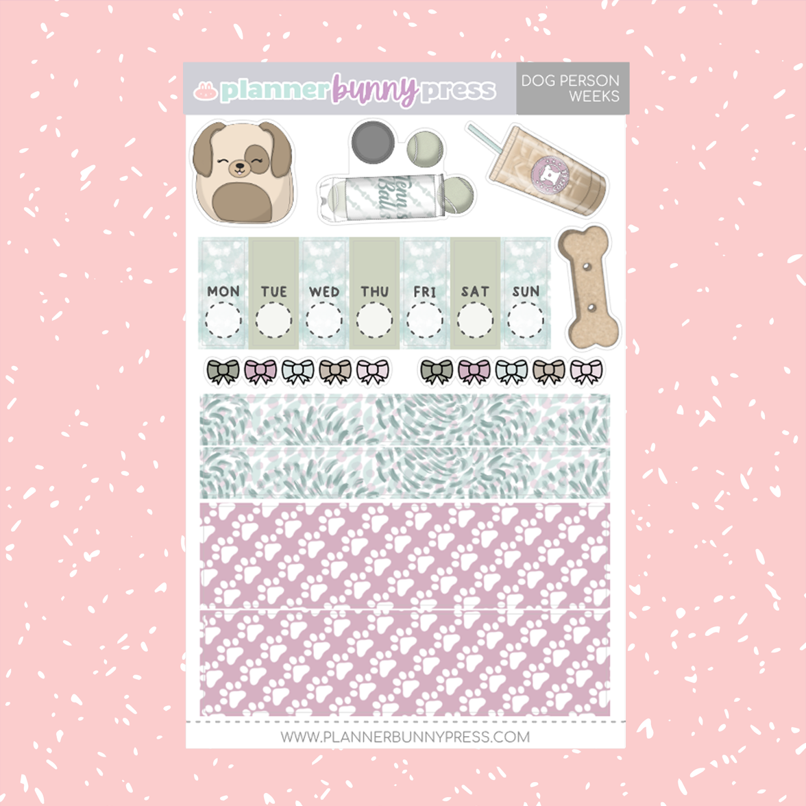 Dog Person | Hobonichi Weeks Sticker Kit