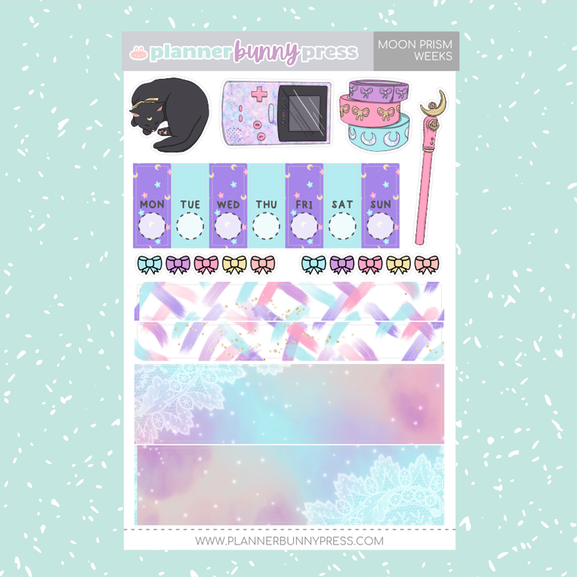 Moon Prism | Hobonichi Weeks Sticker Kit